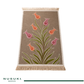 NUSUKI Turkish Embroidered Floral Prayer Mat - Tulip