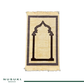 Minwal Fur Prayer Mat – Modern Arch - Design 1
