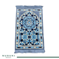 Minwal Fur Prayer Mat – Rose Arabesque - Design 5