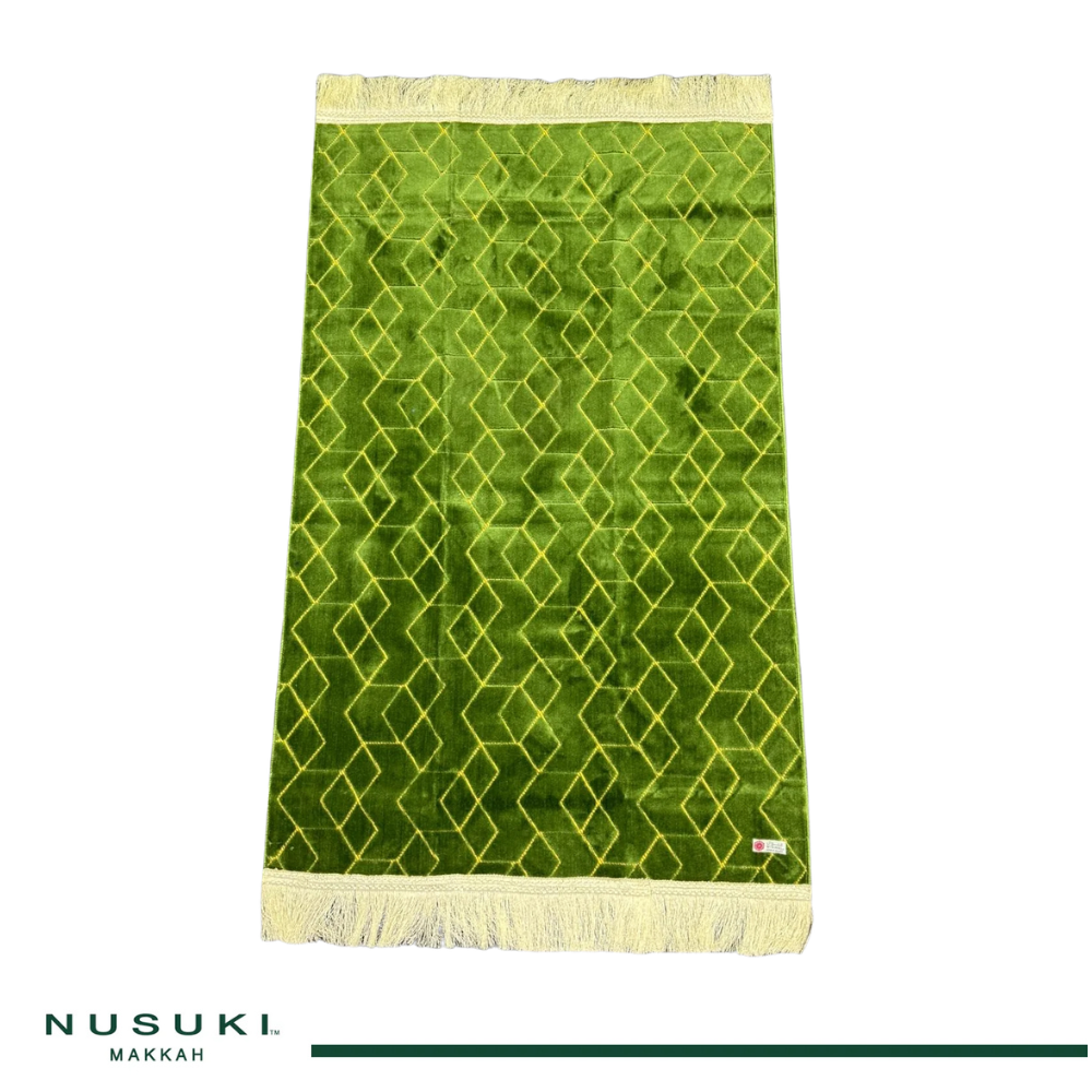 Al Istabraq XXL Prayer Mat by Minwal - Extra Spacious Salah Rug