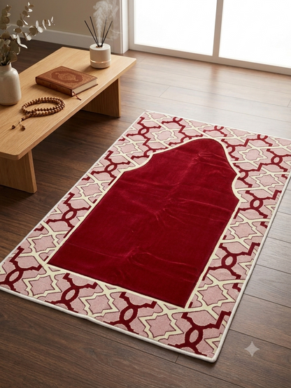 Multi-Colour Padded Prayer Mat