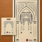 Minwal Non-Woven Travel Prayer Mat with Matching Carry Pouch