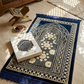 Genova D2 Premium Velvet Prayer Mat (Includes Matching Gift Box) – Midnight Navy Luxury Edition