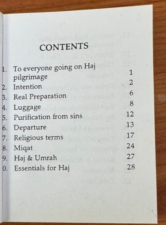 Hajj & Umrah Guide Book (Handy Pocket Size) – Step-by-Step Hajj & Umrah Manual with 46 Essential Topics | 132 Pages