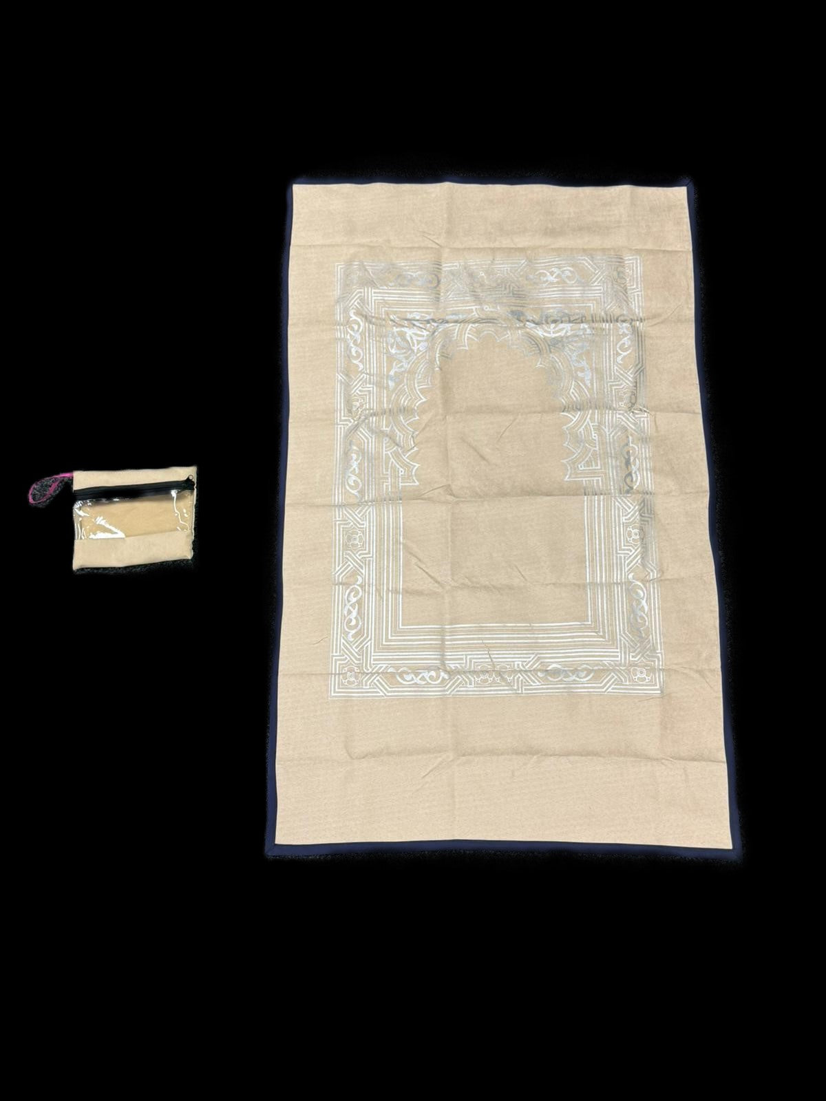 Travel Prayer Mat With Matching Carry Bag – Lightweight Islamic Rug Sajjada Sajada Musalla Janamaz