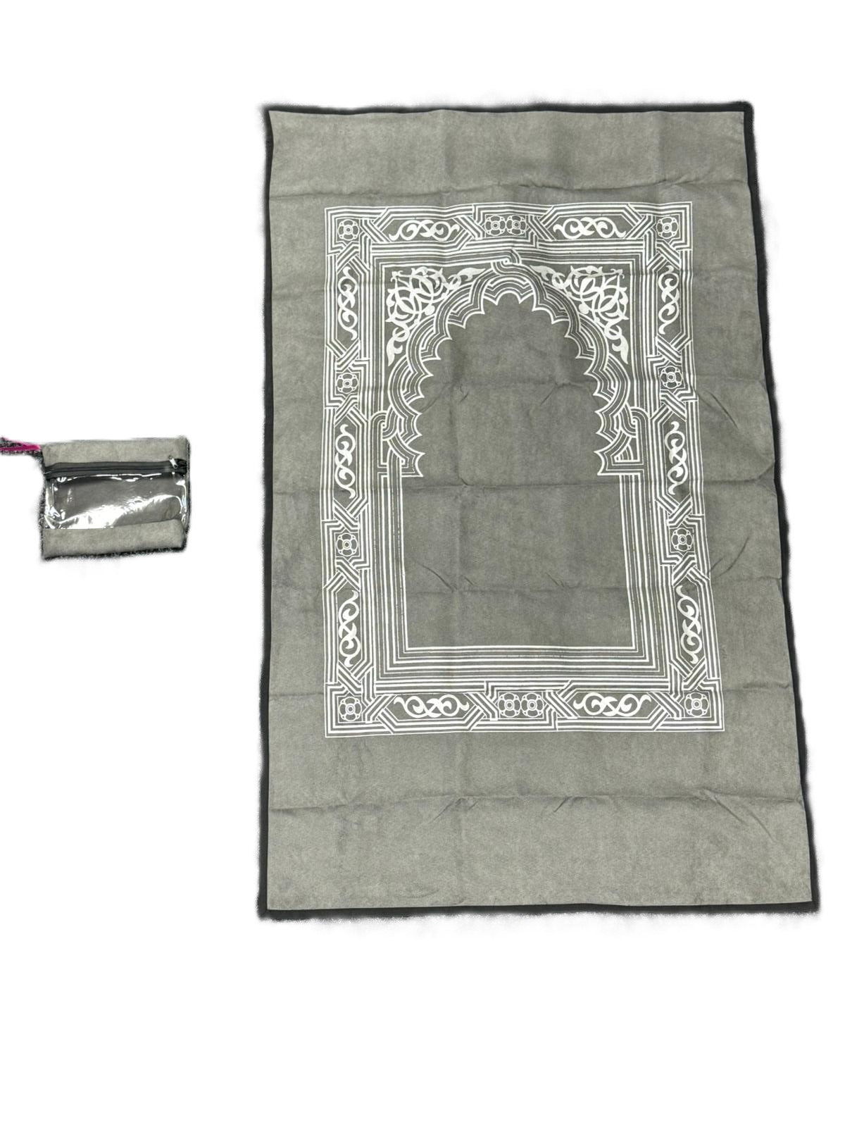 Travel Prayer Mat With Matching Carry Bag – Lightweight Islamic Rug Sajjada Sajada Musalla Janamaz
