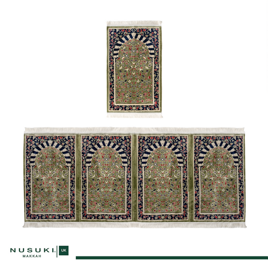 Al rawdha Al Mubarakah Musalla Set - Green
