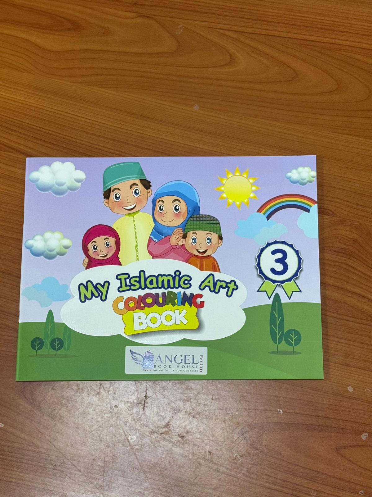 My Islamic Art Colouring Book for Kids - Arabic Alphabet & Vocabulary Activity
