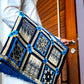 Minwal Al Mutamayiza XL Blue Prayer Mat – Salah Rug for Men & Women