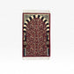 Al Rawdha Al Sharifa Prayer Mat - Red with Handbag