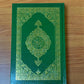 Arabic Holy Quran Book - Royal Blue or Emerald Green - Gold Gilded Hardcover