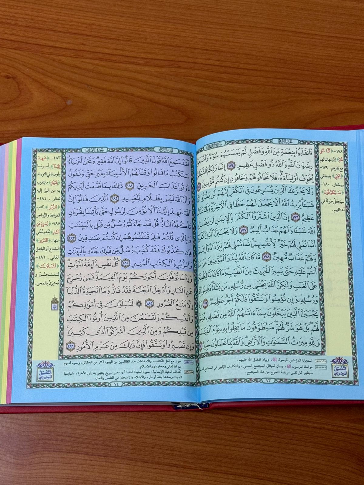 The Rainbow Quran Collection – Embossed Floral Hardcover Mushaf Book in Multiple Colors