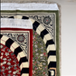 Al Rawdha Al Sharifa Prayer Mat - Green with Handbag