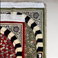 Al Rawdha Al Sharifa Prayer Mat - Red with Handbag