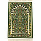 Rawdha Mubaraka Luxury Prayer Mat with Handbag - Soft Thick Velvet Islamic Rug Sajjada Sajada Musalla Janamaz