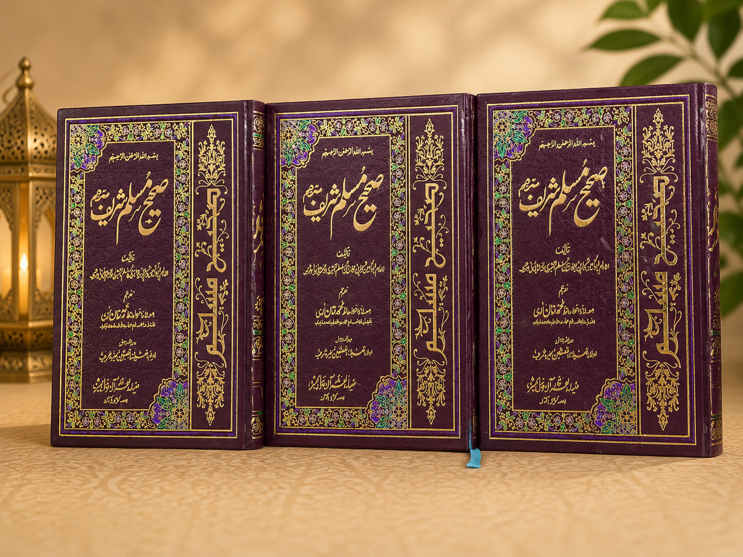 Sahih Muslim Sharif Complete 3 Volume Urdu Set Hardcover Islamic Hadith Books