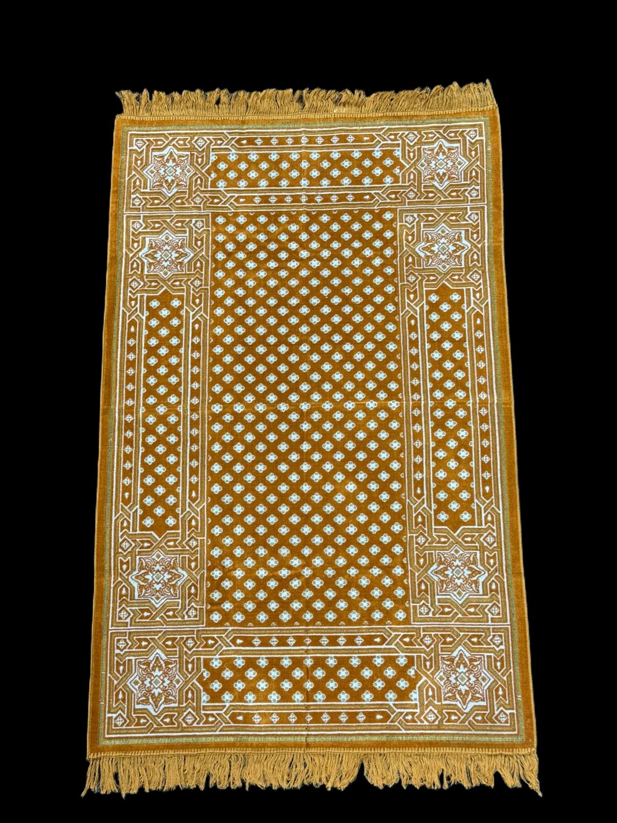 Minwal Salsabil Lattice Prayer Mat XX Large - Hygienic Pouch Packed - Wide Islamic Rug Sajjada Sajada Musalla Janamaz