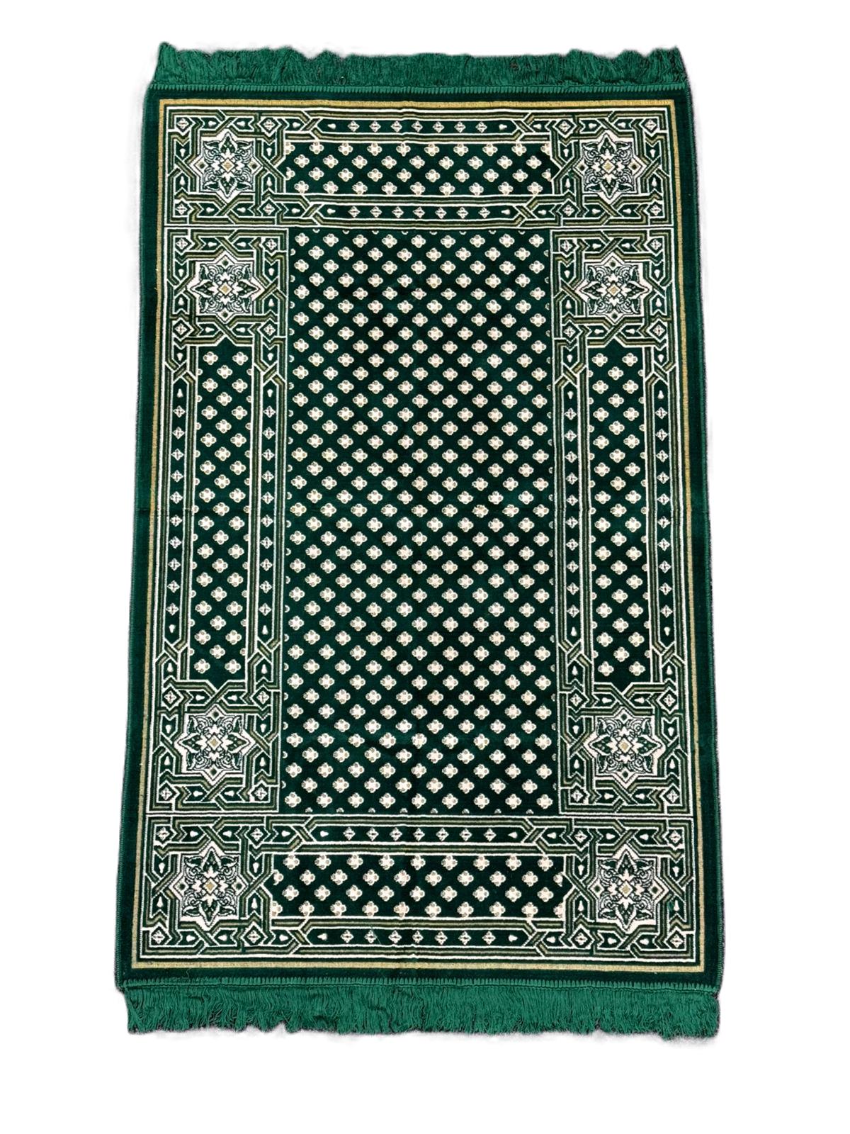 Minwal Salsabil Lattice Prayer Mat XX Large - Hygienic Pouch Packed - Wide Islamic Rug Sajjada Sajada Musalla Janamaz