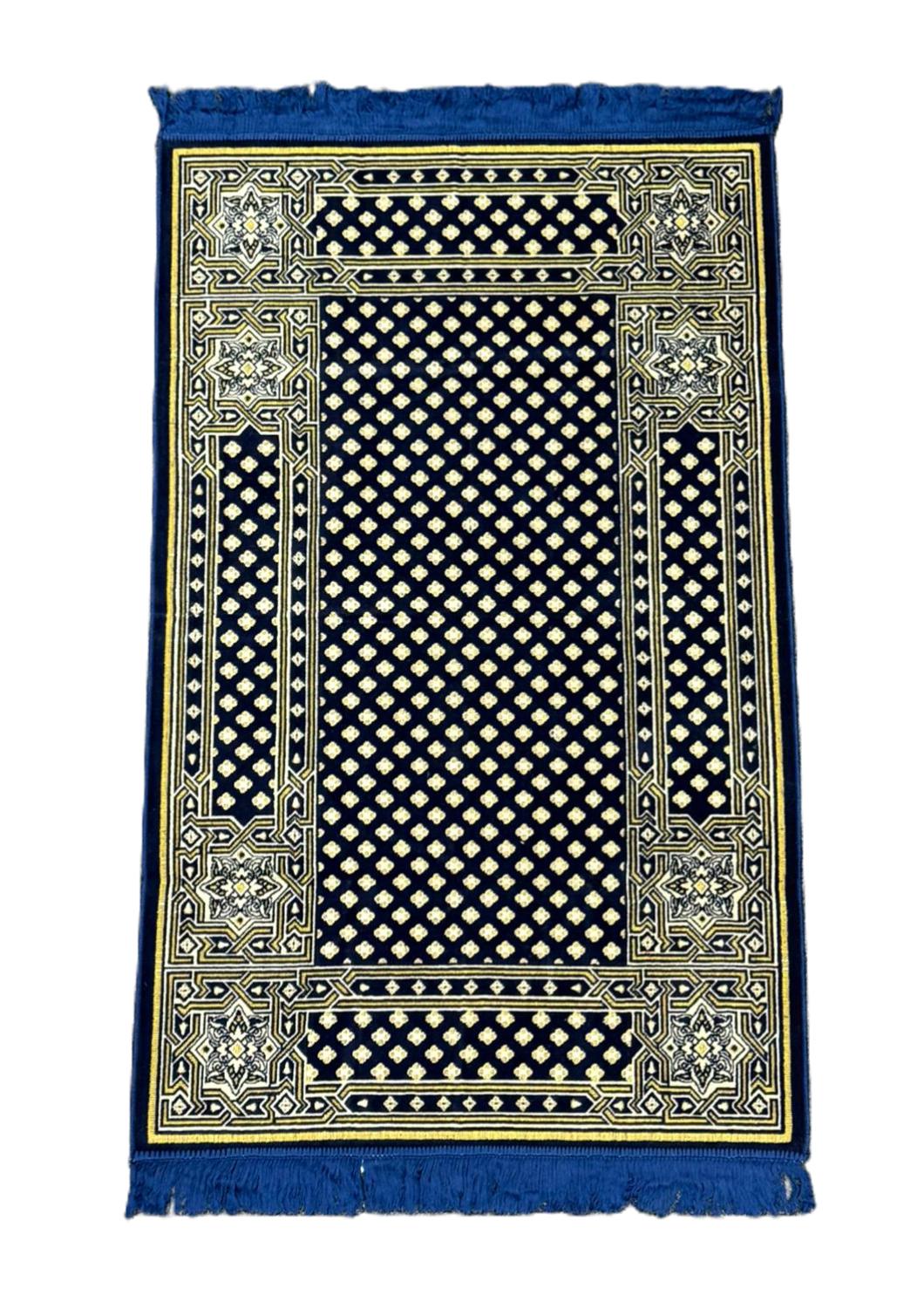 Minwal Salsabil Lattice Prayer Mat XX Large - Hygienic Pouch Packed - Wide Islamic Rug Sajjada Sajada Musalla Janamaz