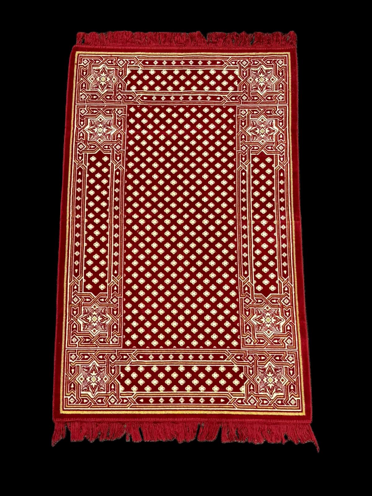 Minwal Salsabil Lattice Prayer Mat XX Large - Hygienic Pouch Packed - Wide Islamic Rug Sajjada Sajada Musalla Janamaz