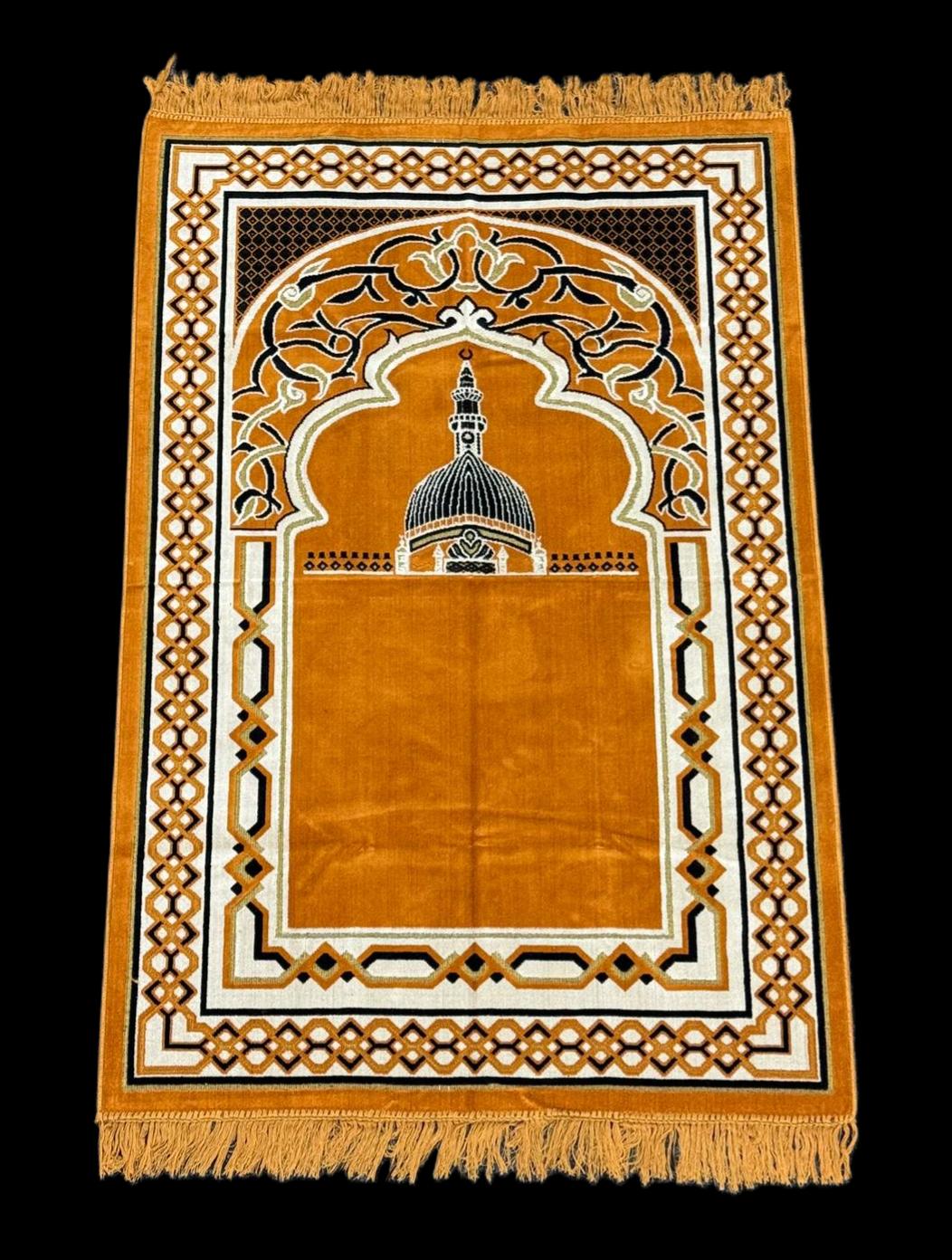 Minwal Salsabil Taiba Prayer Mat X Large - Hygienic Pouch Packed