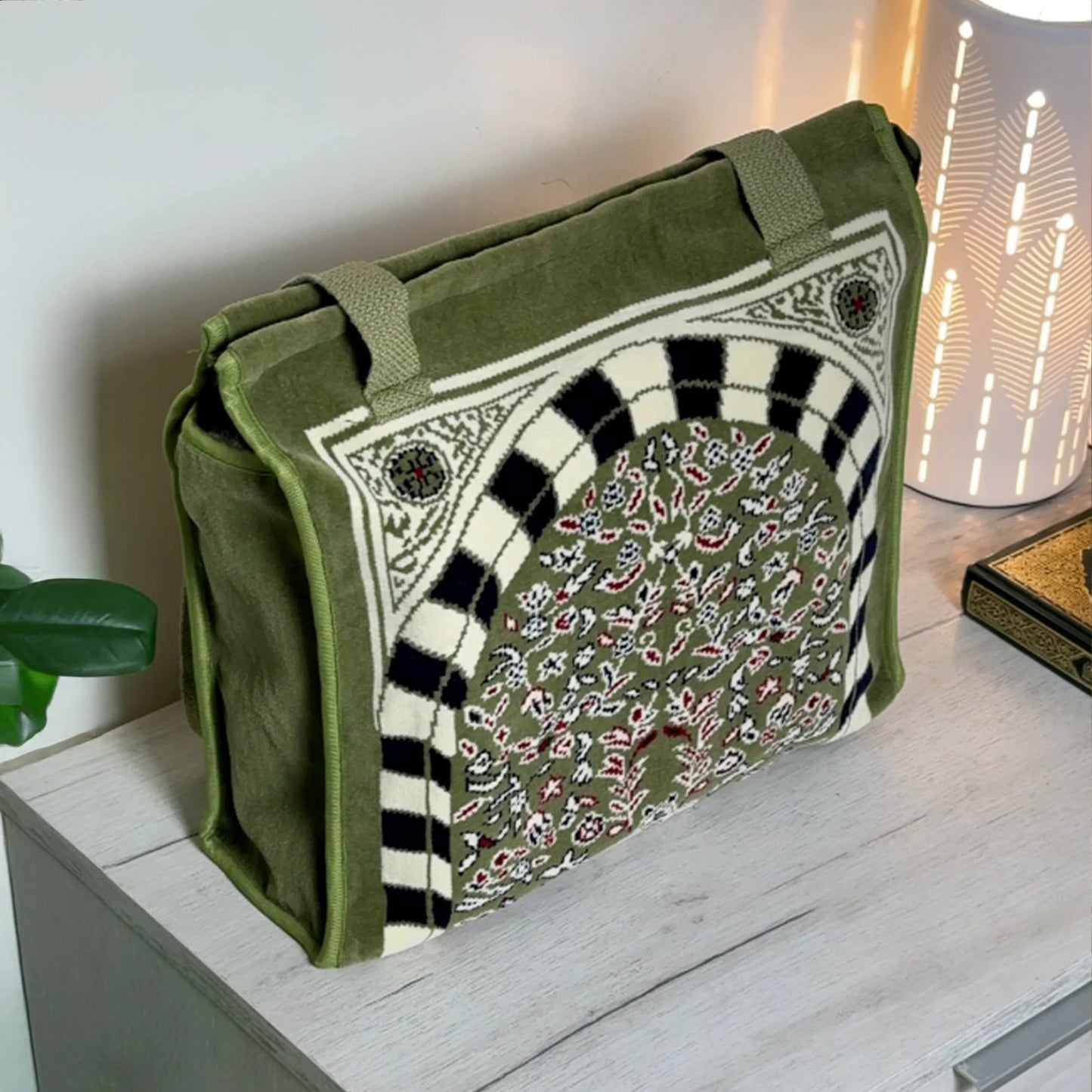 Riyadh Al Salihyen Prayer Mat with HandBag