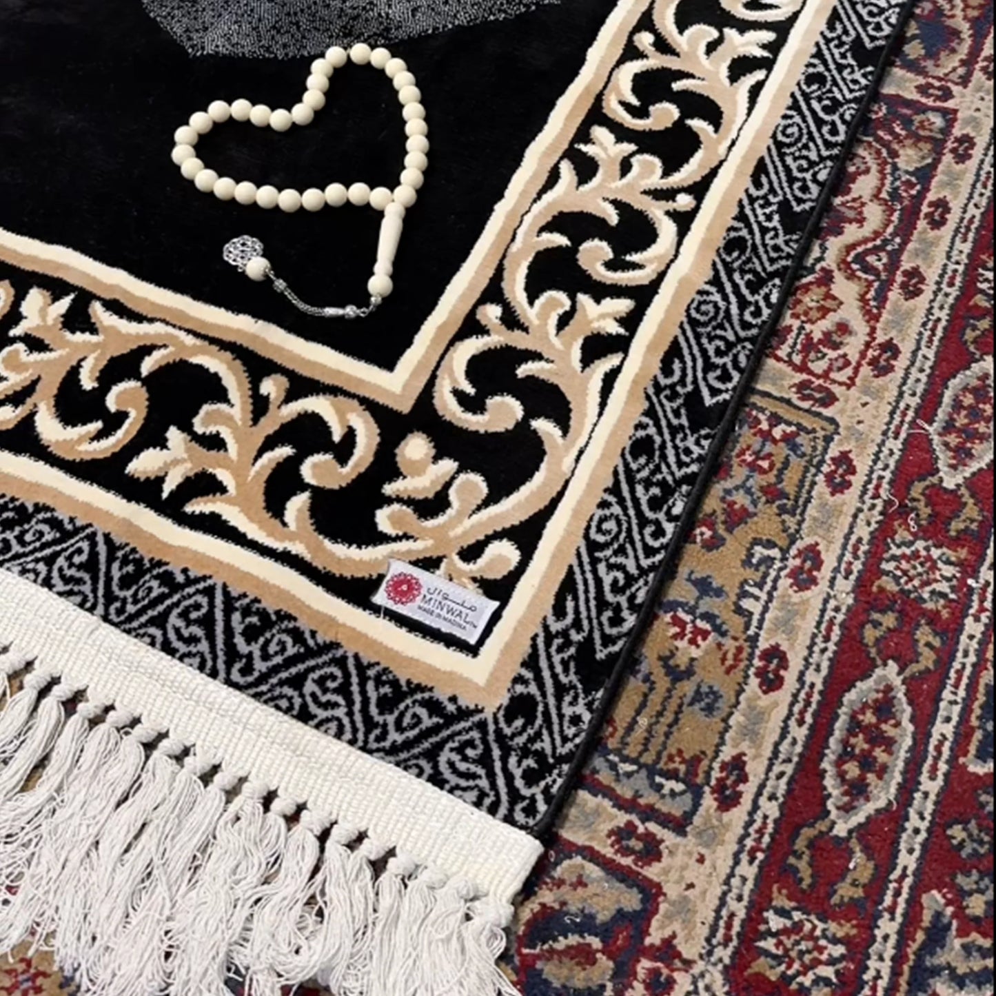 Black Stone Prayer Mat