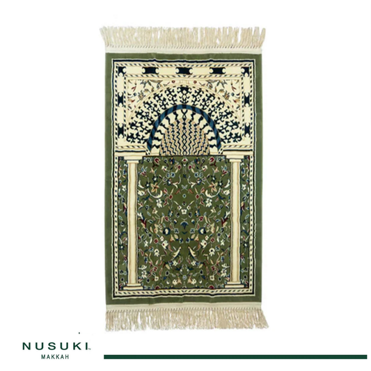 Minbar Al Rawda Prayer Mat with Handbag