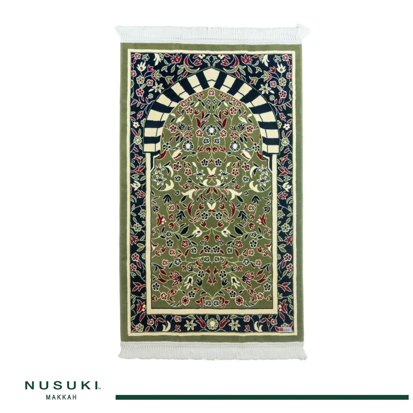 Al Rawda Al Mubarakah Prayer Mat with Handbag