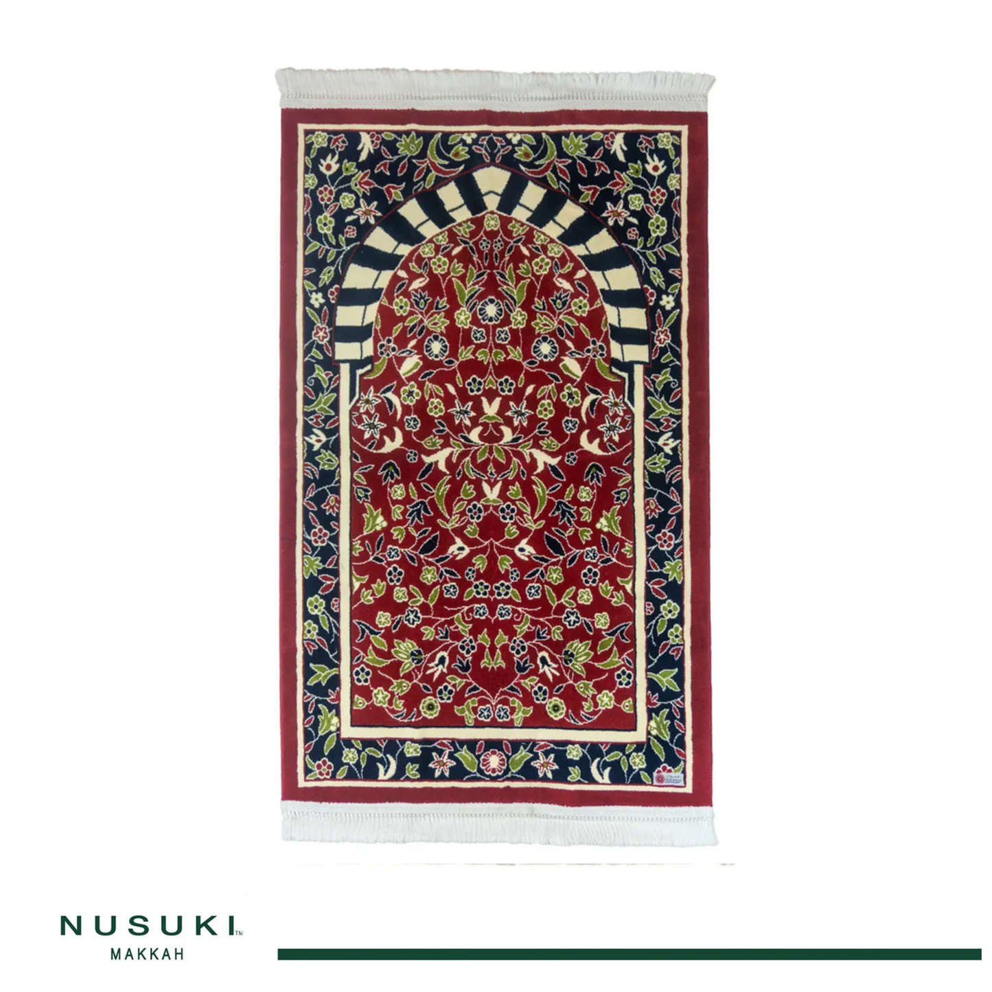 Al Rawda Al Mubarakah Prayer Mat with Handbag