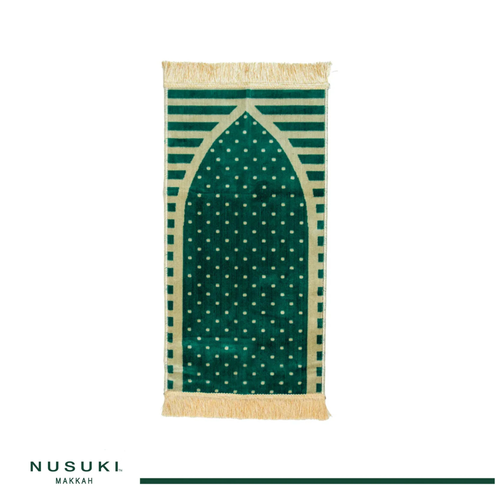 Al Madina Kids Prayer Mat - Green