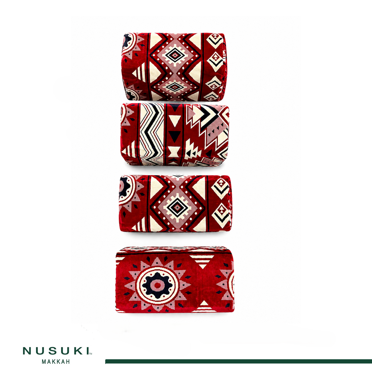 Nusuki Luxury Traditional Majlis Seating Set – 9 Piece Arabian Floor Seating Set