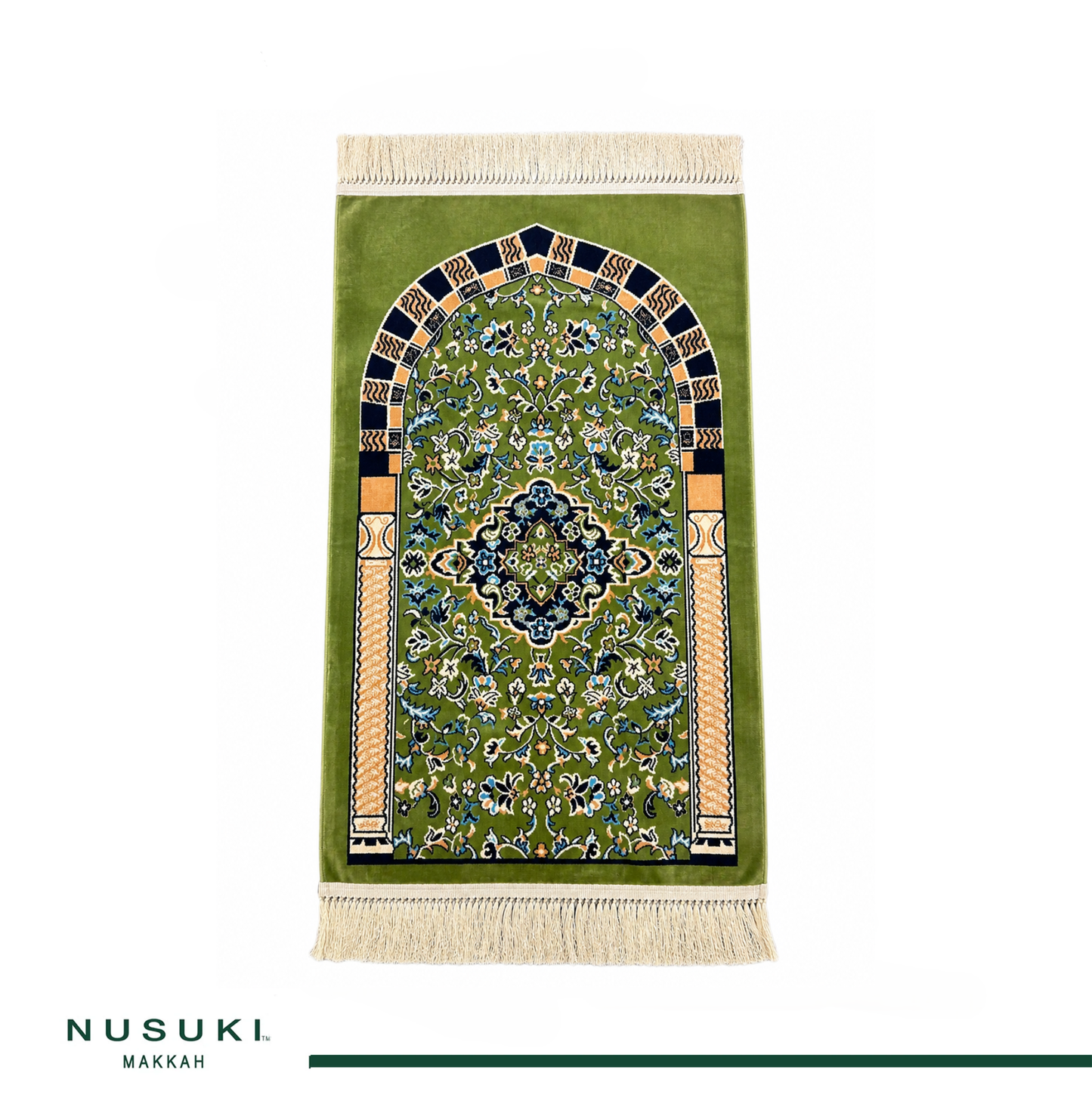 Rawda Modern Premium Islamic Prayer Mat – Luxury Salah Rug