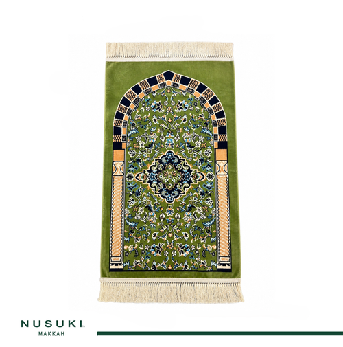 Rawda Modern Premium Islamic Prayer Mat – Luxury Salah Rug