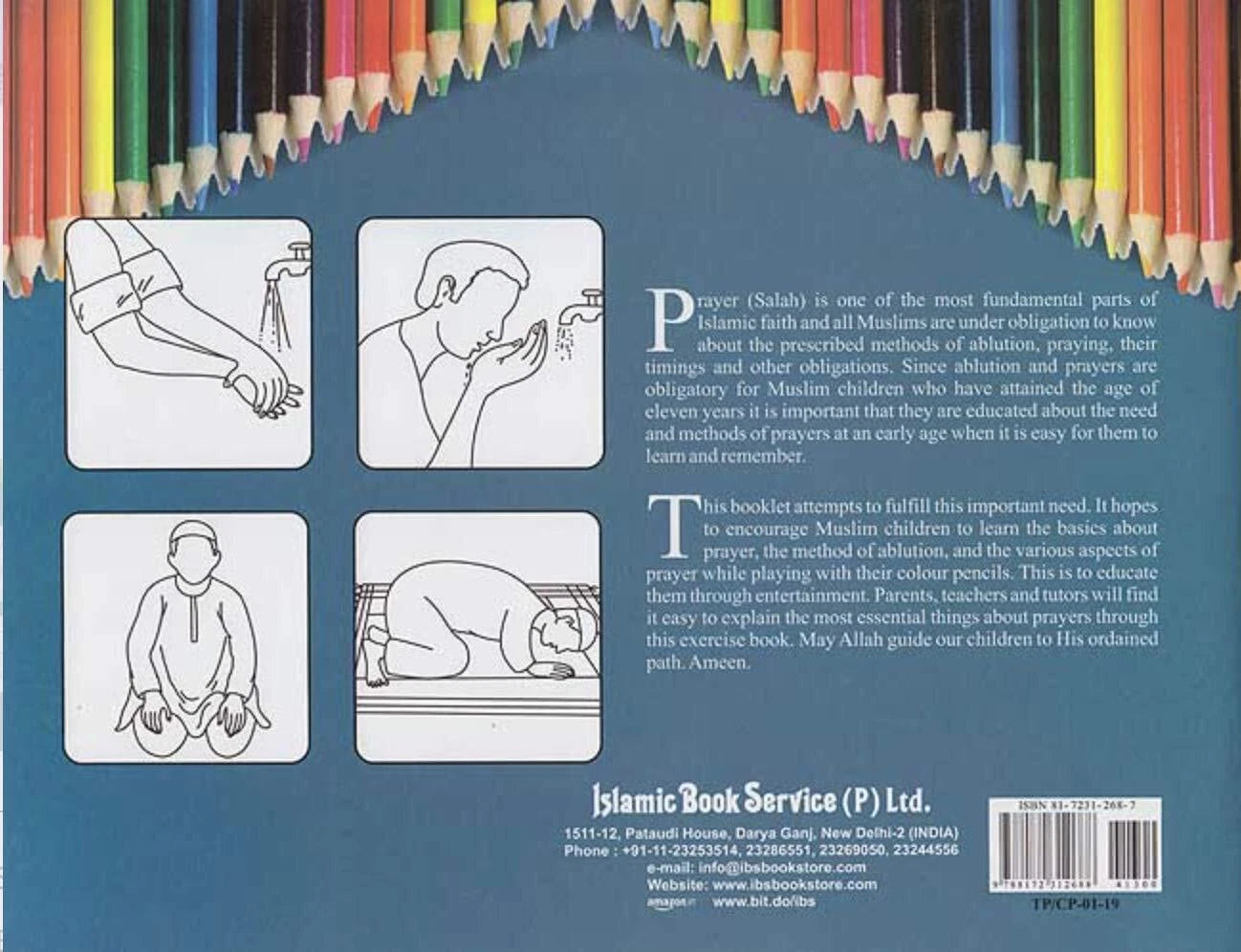 Learn Wudhu & Salah: An Interactive Islamic Colouring Book for Young Muslims