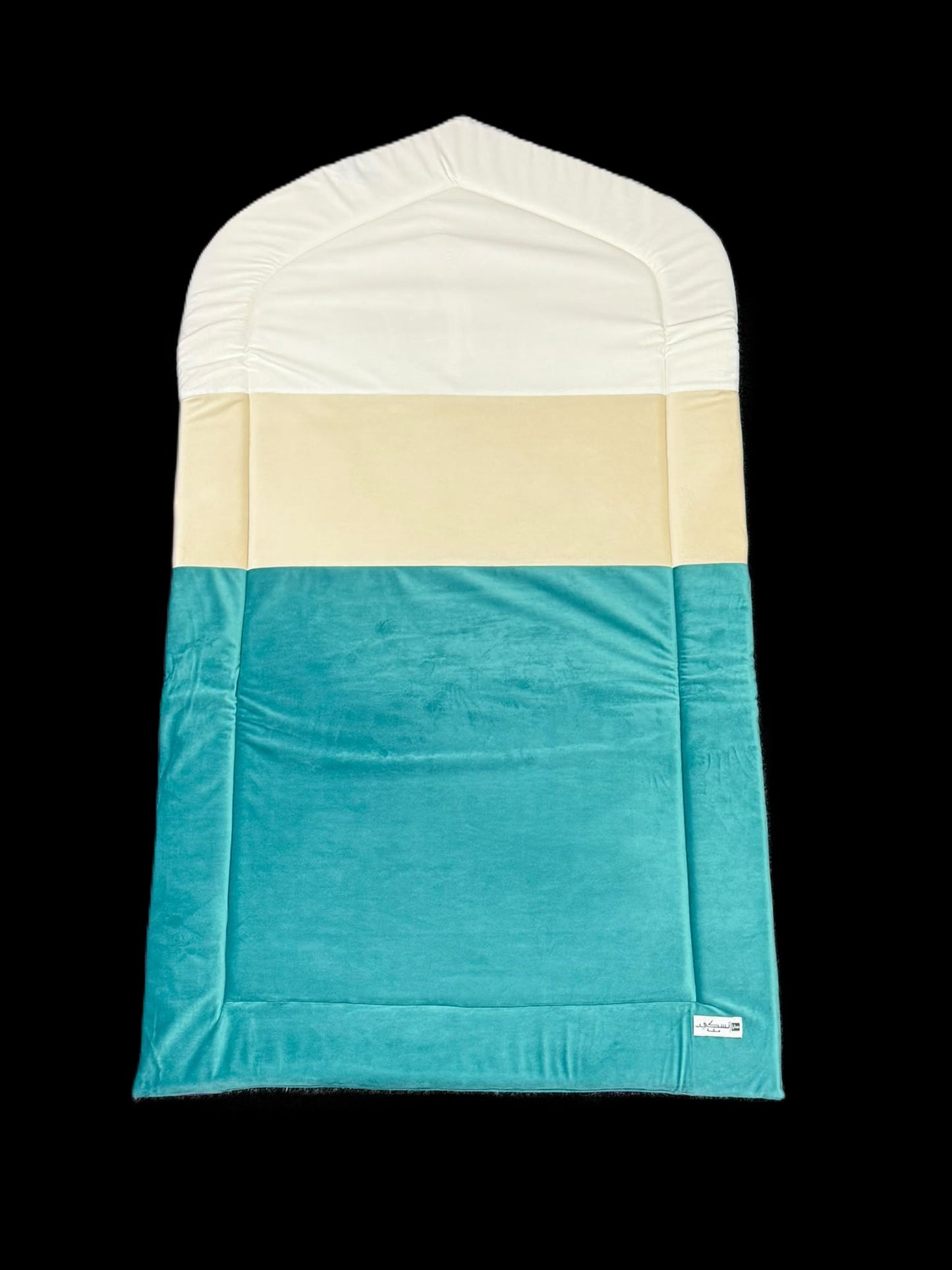 Al Dhuhaa Padded Prayer Mat with Matching Carry Bag – Luxury Soft Touch Super Comfortable Islamic Rug Sajjada Musalla