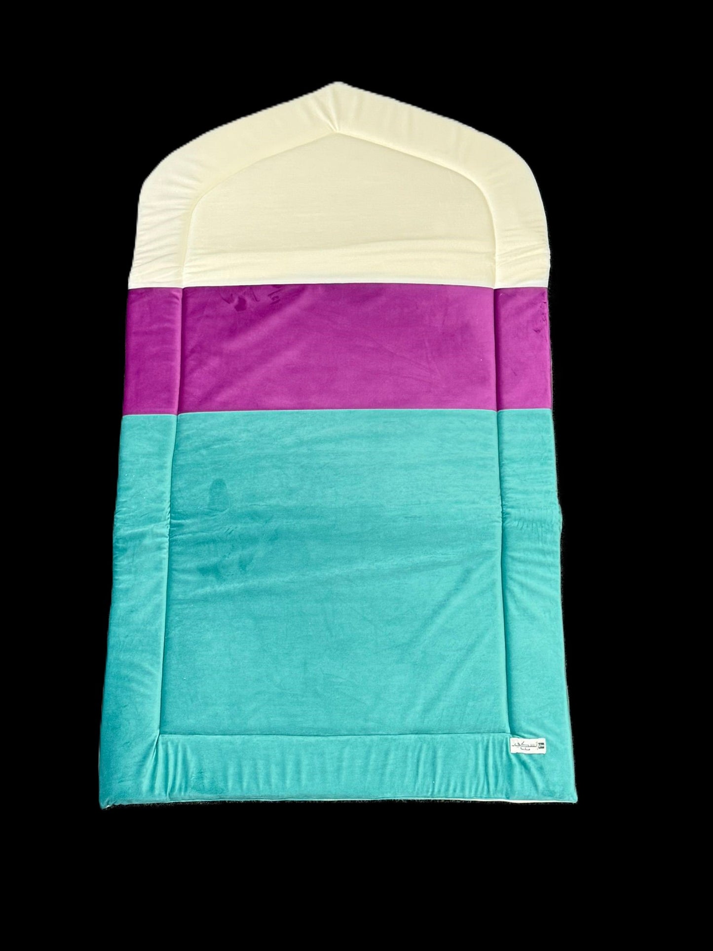 Al Dhuhaa Padded Prayer Mat with Matching Carry Bag – Luxury Soft Touch Super Comfortable Islamic Rug Sajjada Musalla