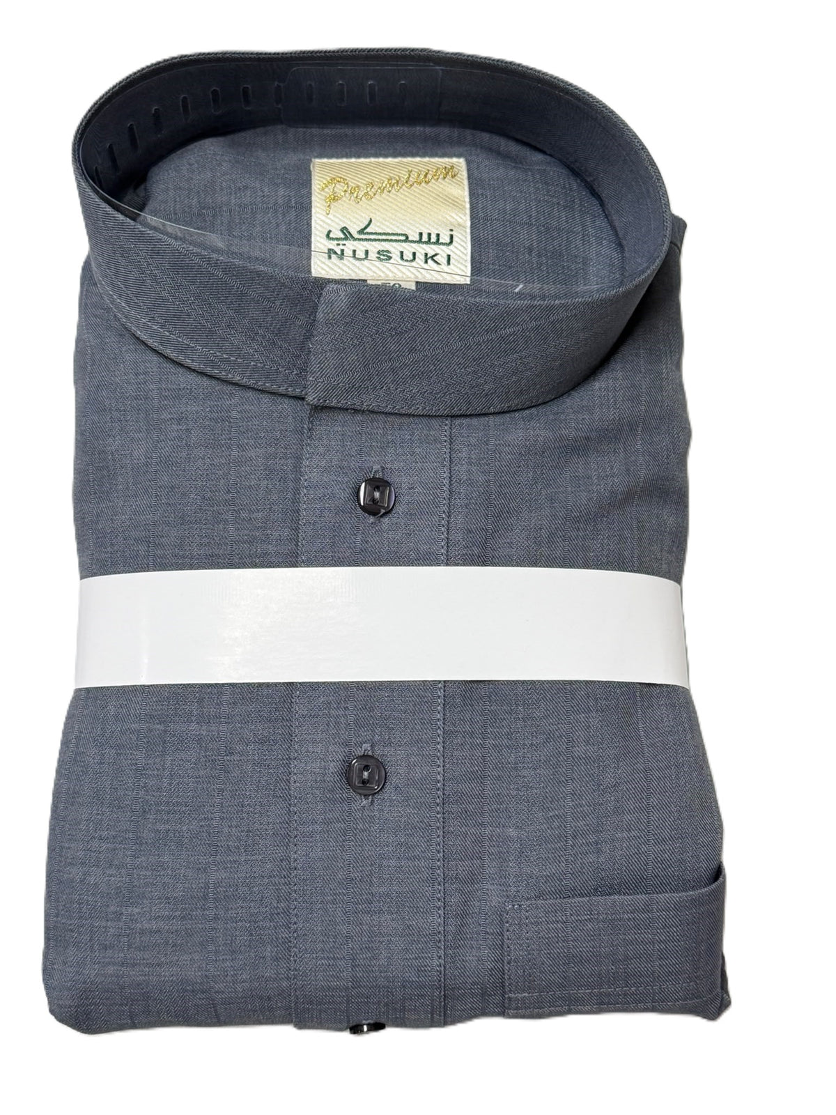 Nusuki Winter Thobe - Blue-grey