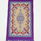 Classic Travel Prayer Mat with Carry Pouch D-2  - Lightweight Foldable Islamic Rug Sajjada Sajada Musalla Janamaz
