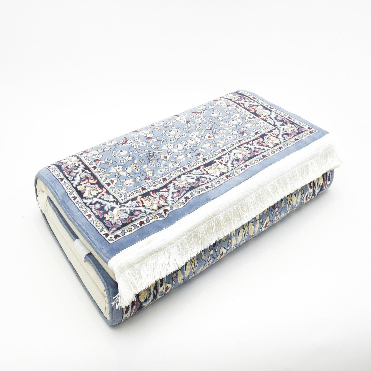 Al Haram Memory Foam Prayer Mat Blue