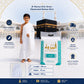 Al Marwa Kids Ihram Made in Madina with elasticated skirt bottom, soft cotton blend towel fabric 2-piece ihram set for boys Hajj and Umrah