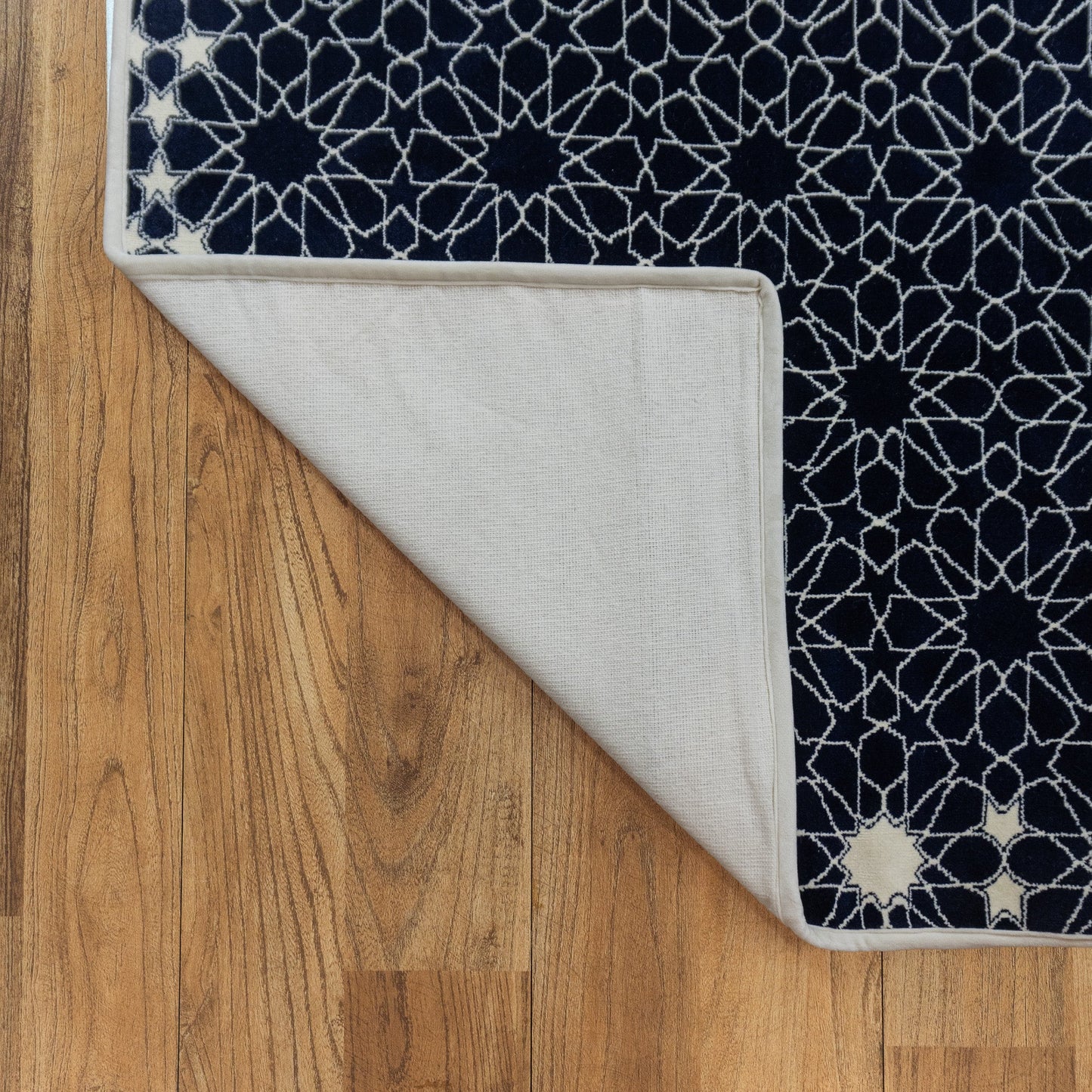 Al Andalusia Padded Prayer Mat - Dark Blue