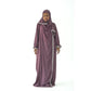 Open Prayer Dress Purple