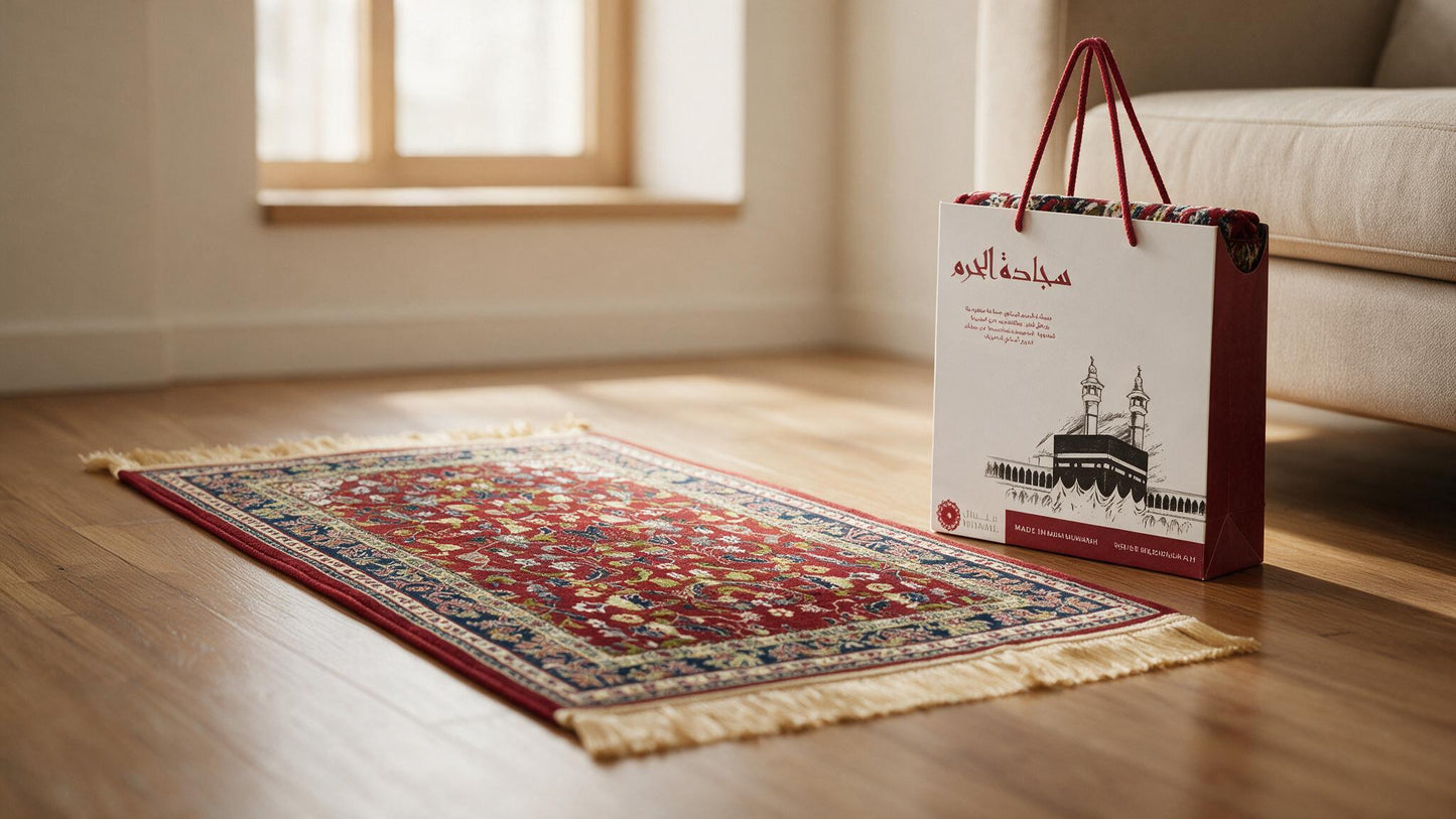 Al Haram Prayer Mat ( L ) - Red