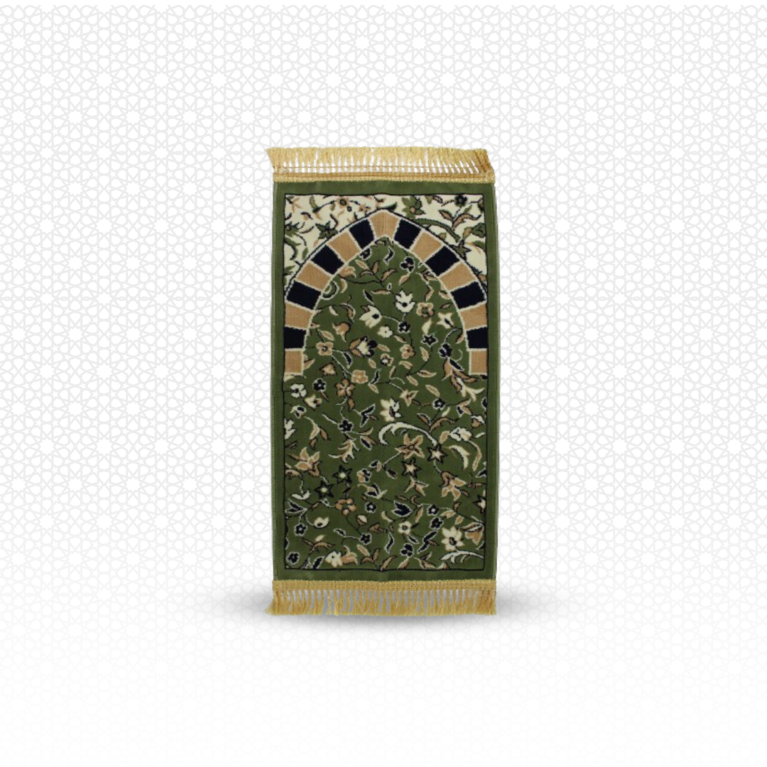 Al Rawda Kids Prayer Mat Green