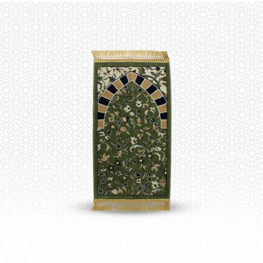 Al Rawda Kids Prayer Mat Green