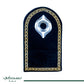 Round Black Stone Prayer Mat