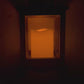 Rustic LED Hanging Lantern with Flameless Candle – Warm White Decorative Indoor & Outdoor Light