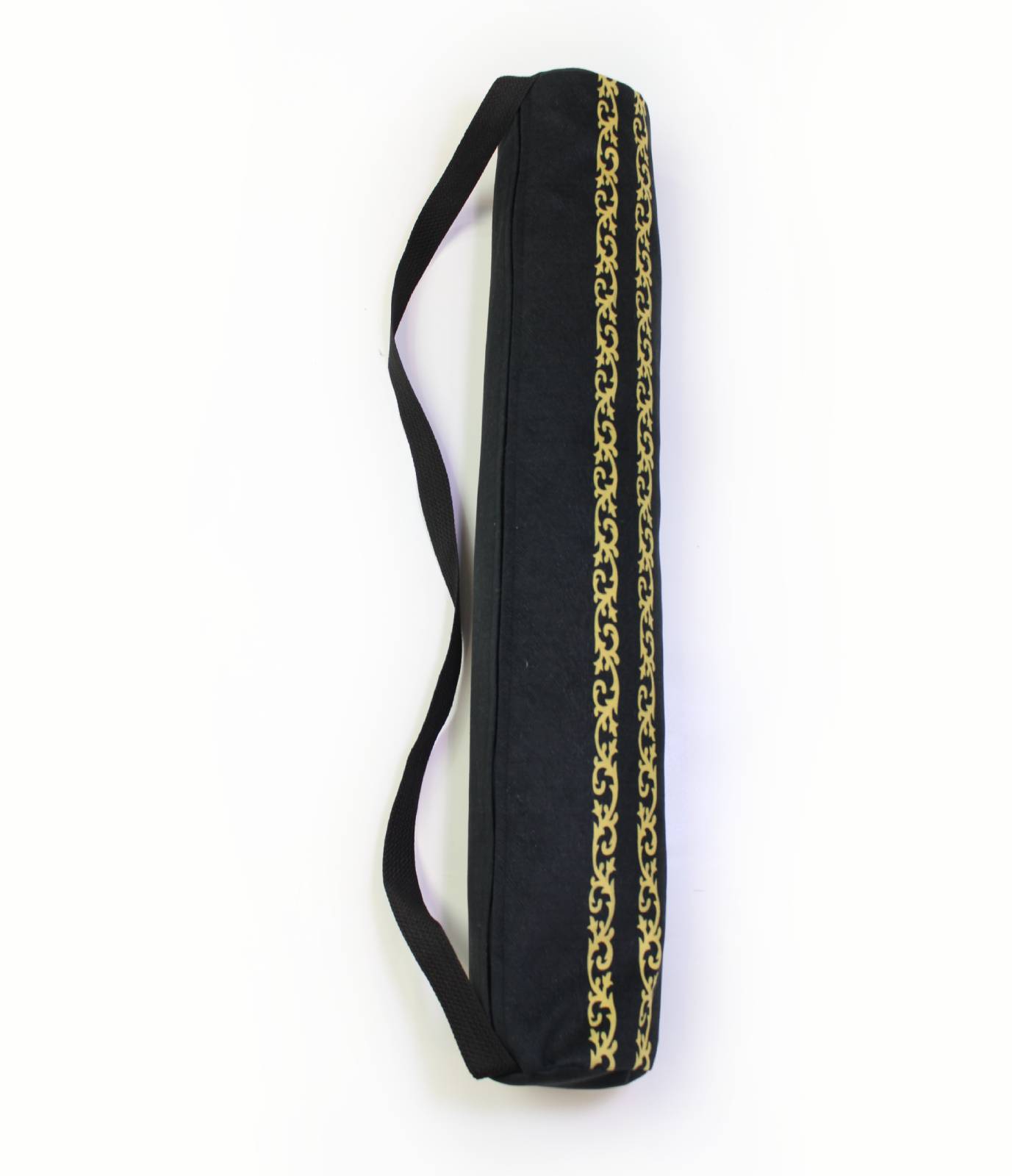Round Black Stone Prayer Mat