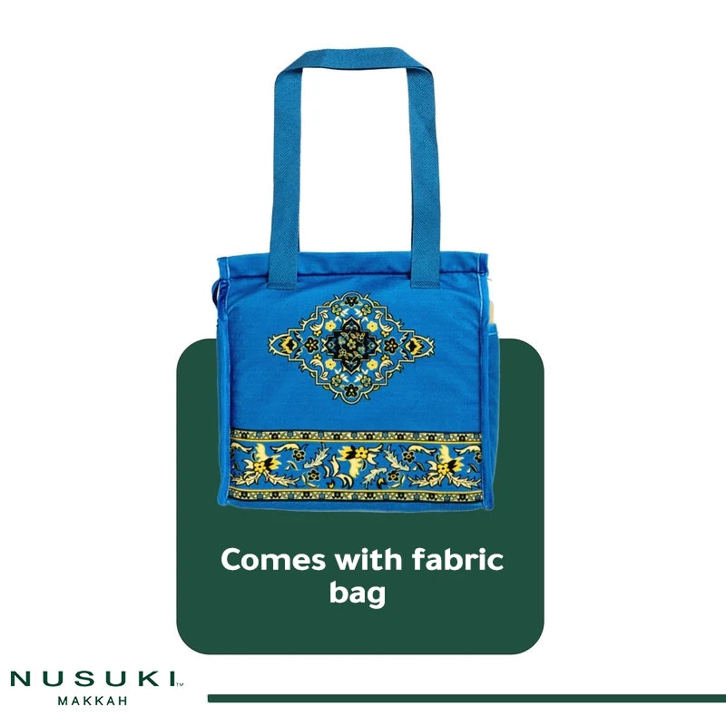 Rawdat Al-Haramain Prayer Mat with Handbag